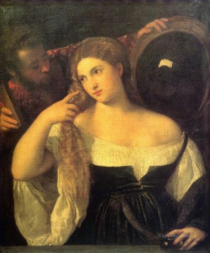  Tiziano Oil Painting - Vanitas 1515 Tiziano Titian